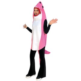 Rasta Imposta Ultimate Pink Shark Party Costume Dress Up Playtime Imagination Costumes, Adult Sizes S-M & L-XL (Small-Medium)