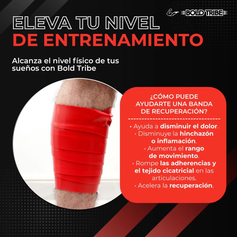 Set 2 Floss Bands Bandas De Compresión Movilidad Bold Tribe