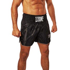LEONE 1947, Basic Pantaloncino Kick-Thai, Unisex – Adulto, Nero, M, AB766