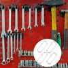 CraftyDream 4 Wrench Rings, Key Wrench Organizer, Stainless Steel Keychain