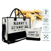 Nanny Gift, Nanny's Getaway Bag, Canvas Beach Bag, Canvas Tote