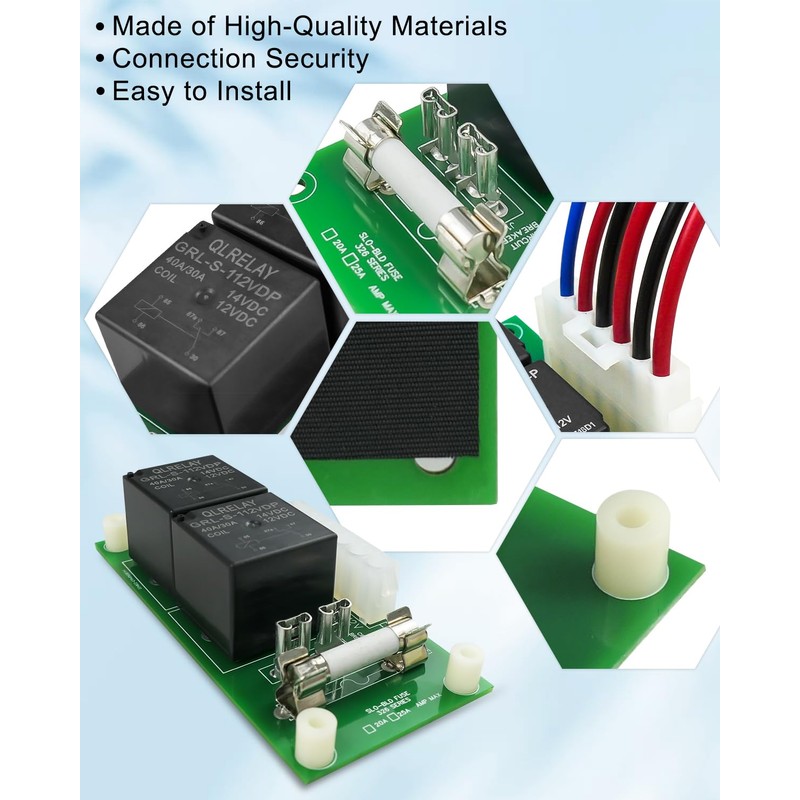 RV Slide Out Relay Control Board Compatible with Power Gear