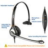 Wantek Corded Telephone Headset Mono w/Noise Canceling Mic Compatible with