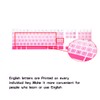 HRH Ombre Pink Silicone Keyboard Skin Cover for iMac Wired