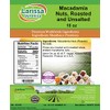 Macadamia Nuts, Roasted and Unsalted (16 oz, ZIN: 525292)