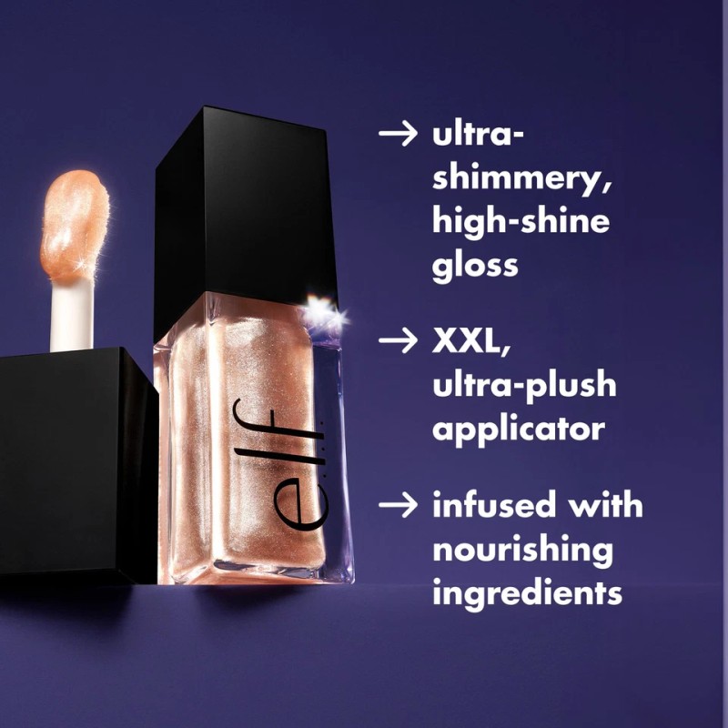 e.l.f. Glow Reviver Lip Oil Nourishing and Hydrating with High-Shine