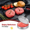 HEPAZ Burger Press with 100 Sheets of Baking Paper, Hamburger