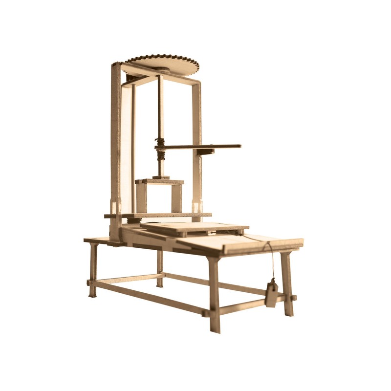 Revell Leonardo da Vinci Wooden Construction Kit 00507 - Printing