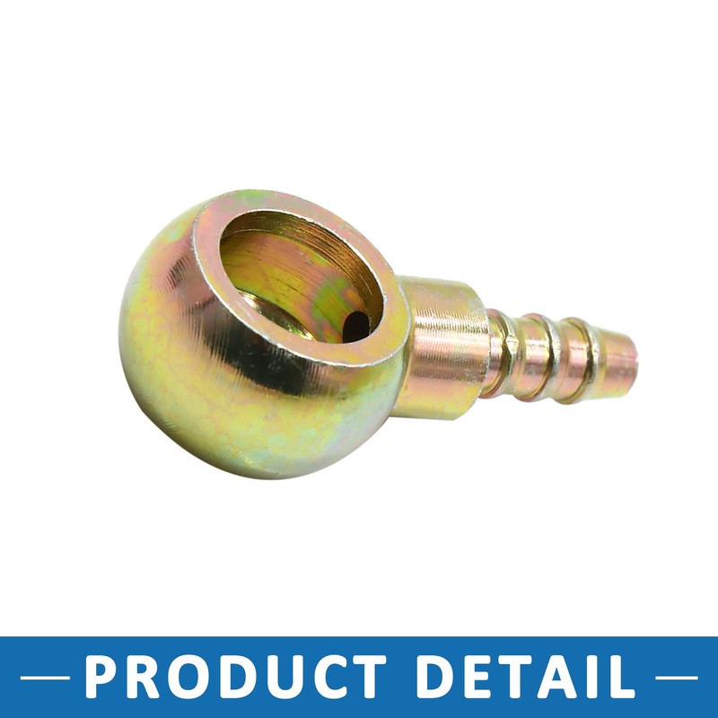 A ABSOPRO 6mm ID Hose Barb 14mm Banjo Fitting Fuel