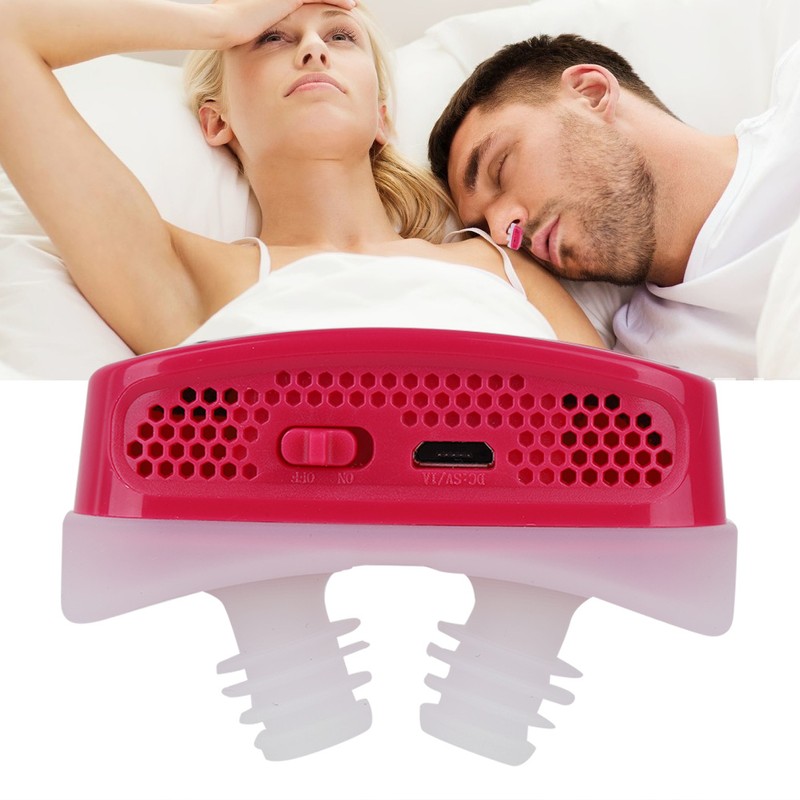 Electronic Anti snore Nose Vents Snoring Aid Continuos Positive Airway