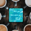 Christian Coasters, Pack of 6 cork coasters, The Lord Bless