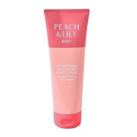 Peach & Lily - Exfoliante corporal KP Bump Boss Microderm (8.11 onzas) - 10% AHA + PHA - Microexfoliantes - Ácido hialurónico, cica, árbol de té, escualano y pepino - Cuidado personal - Vegano y libre