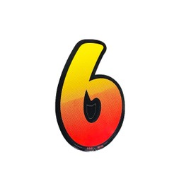 Auto Dealer Supplies Pricing Numbers, Vinyl Number Decals, Windshield Pricing Stickers, 3 Dozen Numbers, Car Lot Pricing Numbers (6)