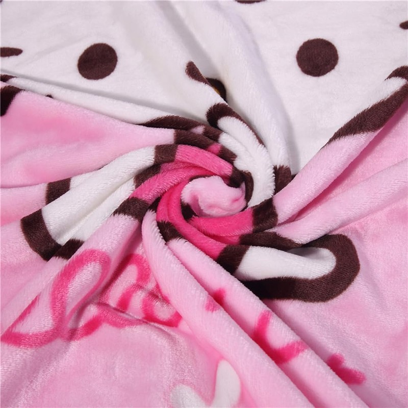 Blankets with Cartoon Prints, Soft Covers, Flannel, Comfortable Woolen Blankets