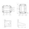 JooFn 120A Plug Mounting Panel with Cover for Anderson SB120