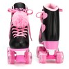 Ruthfot Women's and Girl's Classic Roller Skates with Light up