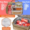 opux Tactical Lunch Box for Men, Tan Mens Insulated Lunch