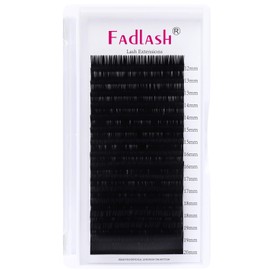Eyelash Extension 0.15 D Curl 16 Rows Mix-12-20mm Classic Lash Extensions Optinal Thickness 0.10/0.15/0.20/0.25 C/D Curl Mix 8-16mm|12-20mm Silk Lashes Extension (0.15-D, 12-20mm)
