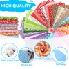 Aucuu 7PCS Fat Quarters Fabric Bundles, 50cm x 50cm Fabric