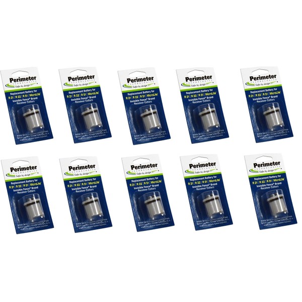 Ten Pack Dog Fence Batteries for Invisible Fence R21 &