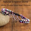 To My Granddaughter-Infinity Forever Love Heart Bracelet, You are Always