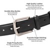 SENDEFN Men's Leather Jeans Belt for Dress Casual Trim to