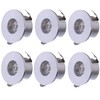 YODAVE Pack of 6 1 W Mini Recessed Spotlights Warm