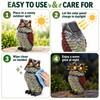 Solar Owl Bird Deterrent with Motion-Activated Sound & Flashing Eyes