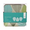 Premier Housewares 1203605 Leaf Coasters - Green, Set of 4,