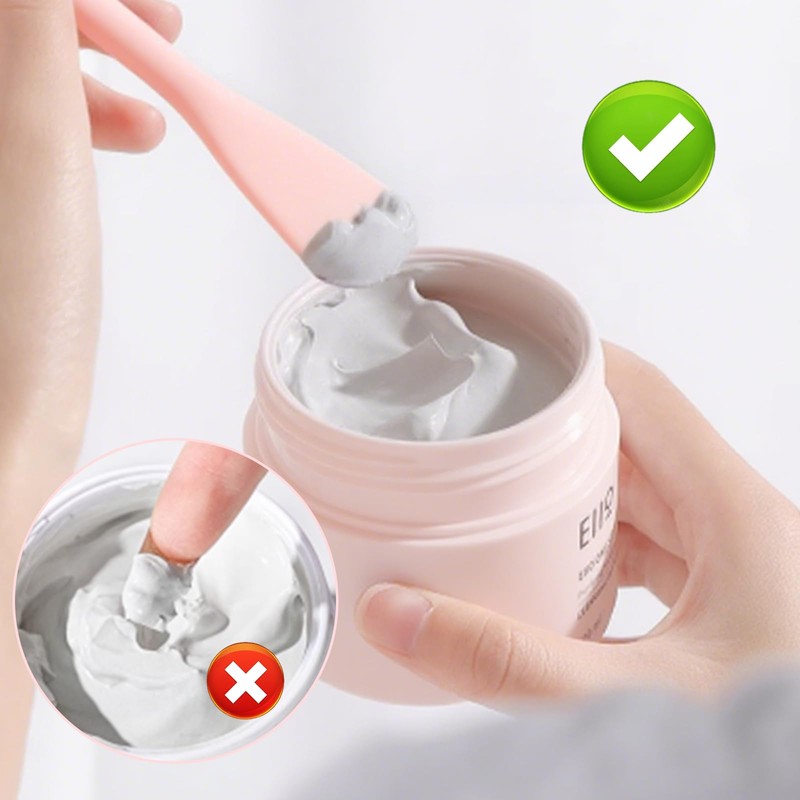 Silicone Face Scrubber Face Mask Applicator Facial Cleansing Brush,Pore Scrubber