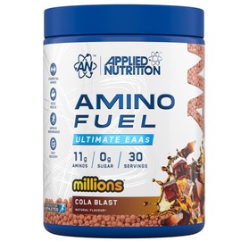 Applied Nutrition Amino Fuel - Amino Acids Supplement, EAA Essential Amino Acids Powder, Muscle Fuel & Recovery (390g - 30 Servings) (Cola Blast)
