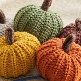 Set of 5 Autumn Collection, Accent Home Decor, for Tablescape, Gift for Friend, Farmhouse Decor, New Home Gift, Home Decor, Fall Decor - Option: Autumn Pumpkins Only