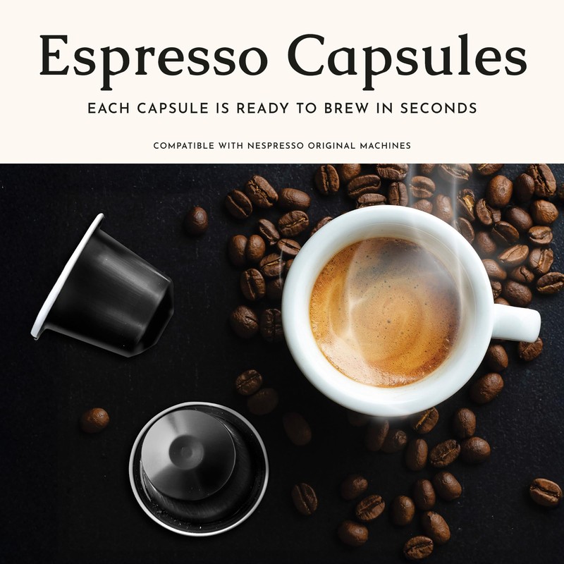 Segafredo Zanetti Espresso Capsules – Aluminum Pods for Nespresso Original