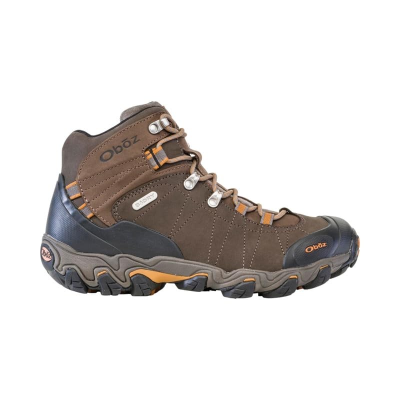 Oboz Men's Bridger Mid B-DRY Hiking Boot, Sudan, 12