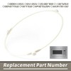 YIYANTO 00641855 10" Microwave Turntable Tray Support Ring with Roller