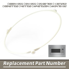 YIYANTO 00641855 10" Microwave Turntable Tray Support Ring with Roller Wheel Compatible with Bosch HMB5020 Replacement for Thermador for Gaggenau Microwaves Tray Support Replace AP4075204 487750