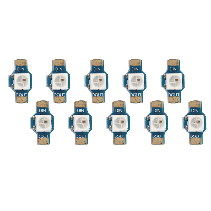 10Pcs WS2812 RGB LED Module High Brightness Energy Saving Lightweight