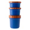 Cool Gear International Lunch Box with Ice Packs, Snack Stacker,