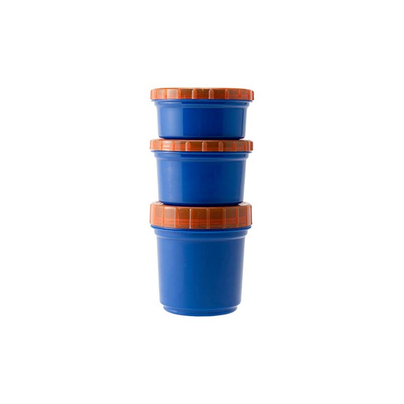 Cool Gear International Lunch Box with Ice Packs, Snack Stacker,