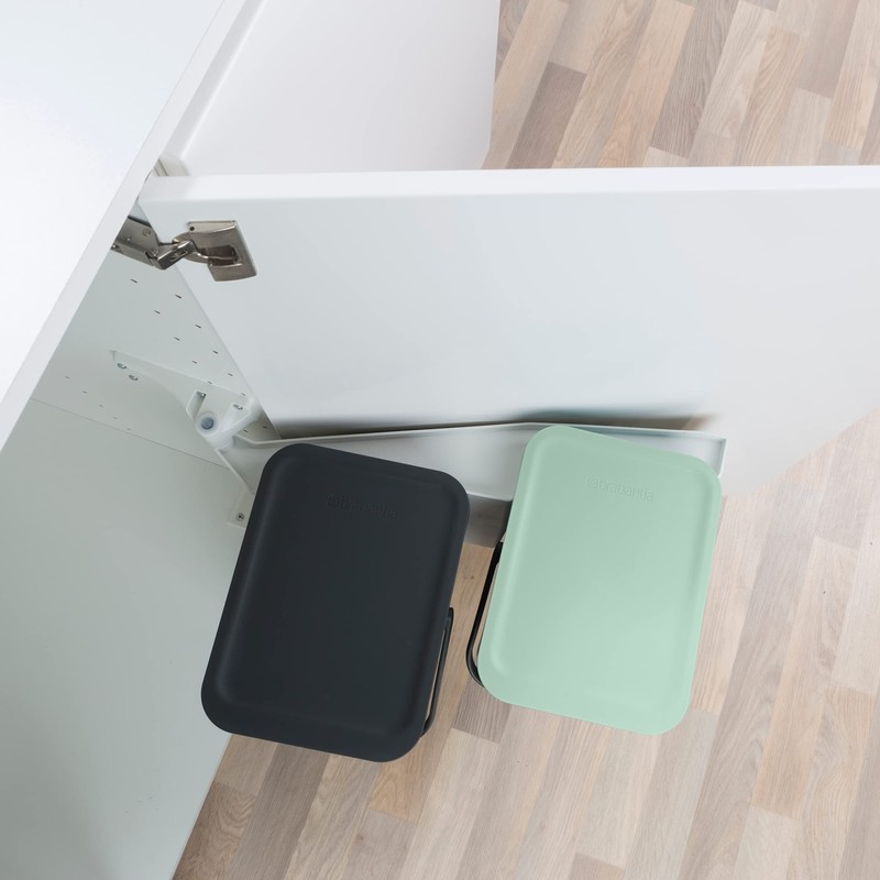 Brabantia Sort & Go Built-in Cupboard Recycling Cans (2 x