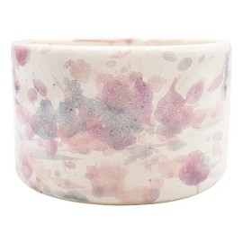 Muna Maceta Mini De Cerámica Esmaltada Suculenta Moteada Cilindro