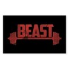 CafePress Beast Red Rectangle Bumper Sticker Car Decal