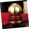 Mobestech 2pcs Brass Exercise Balls Smooth Metal Sphere Palm Exercise