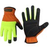 HANDLANDY Mens Work Gloves, Flexible Utility Working Gloves, Touch Screen
