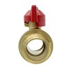 Joywayus Brass Garden Hose Shut Off Valve Full Flow, 3/4"GHT