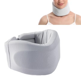 Bustlwor Neck Brace, Neck Support, Sleep Cervical Collar, Supports Stabilises and Relieves Neck Pain and Spinal Strain for Women and Men (Grey, M)