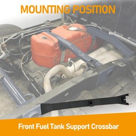 KPJTATUO Front Fuel Tank Crossmember Fit for 2007-2014 Silverado 1500 GMC Sierra 1500 Regular CabFront Fuel Tank Crossmember Fit for Silverado Accessories