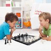 Chess Game - 32cm Chess Board Set-Black and Whit Pieces