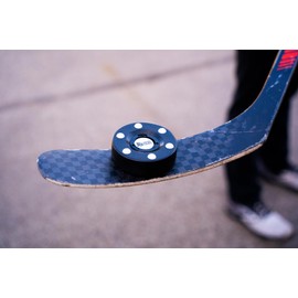 Premier Hockey - 3 Pack Inline Hockey Pucks – Fast Glide with 6 Slider Dots, Crosshatch Design for Realistic Feel – Street, Roller and DEK Hockey