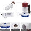 HUIXHAO Bilge Pump 12 V 1500 GPH Boat Bilge Water